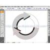 Illustrator CS3-3D綠色環保標誌教學光碟
